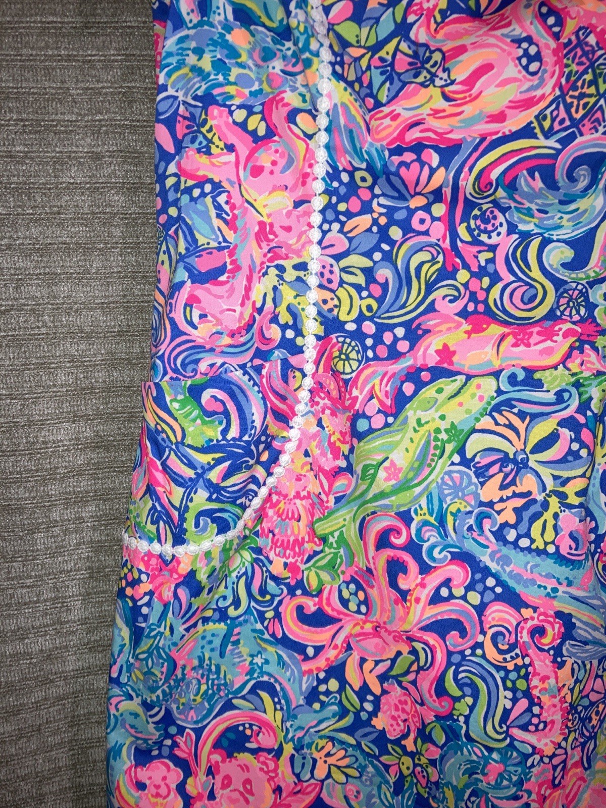 Lilly Pulitzer Coralynn Dress New Pop Up 60 Animals Colorful Pockets Women’s 4 .