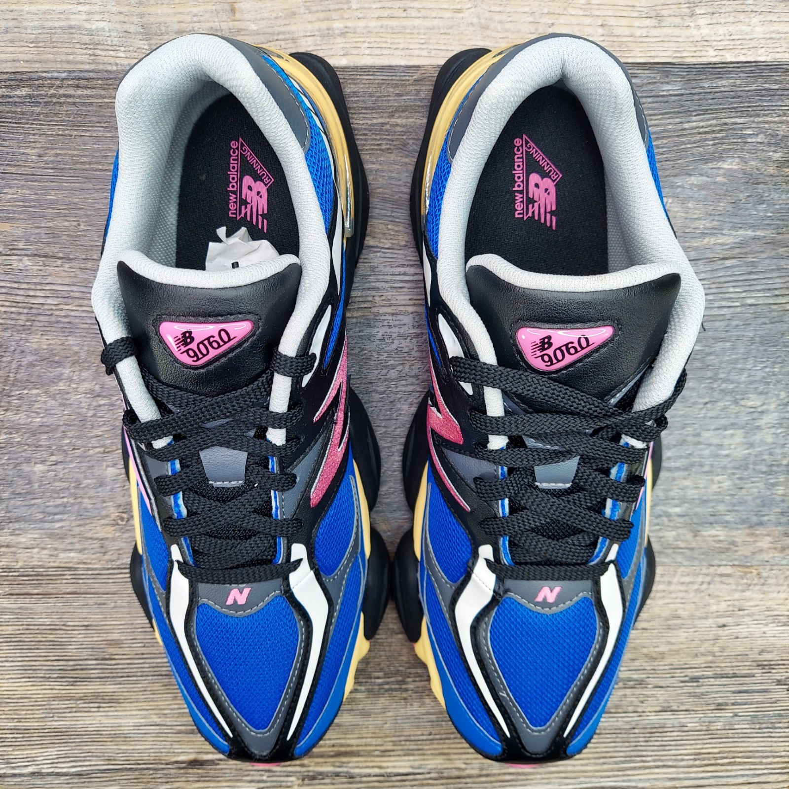 New Balance 9060 Blue Oasis Real Pink Black Shoes U9060BPO Men Size 11.5 Sneaker