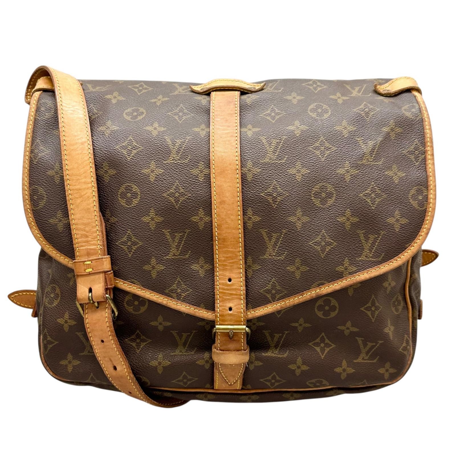 LOUIS VUITTON M42254 Samuel 35 Shoulder Bag Monogram canvas Women