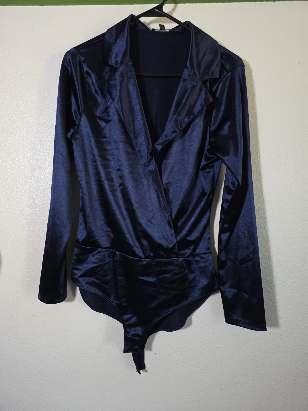 Ladies’ sz XL Bodysuit NWOT Fast Fashion Classy Dressy Work Layer Dark Moody