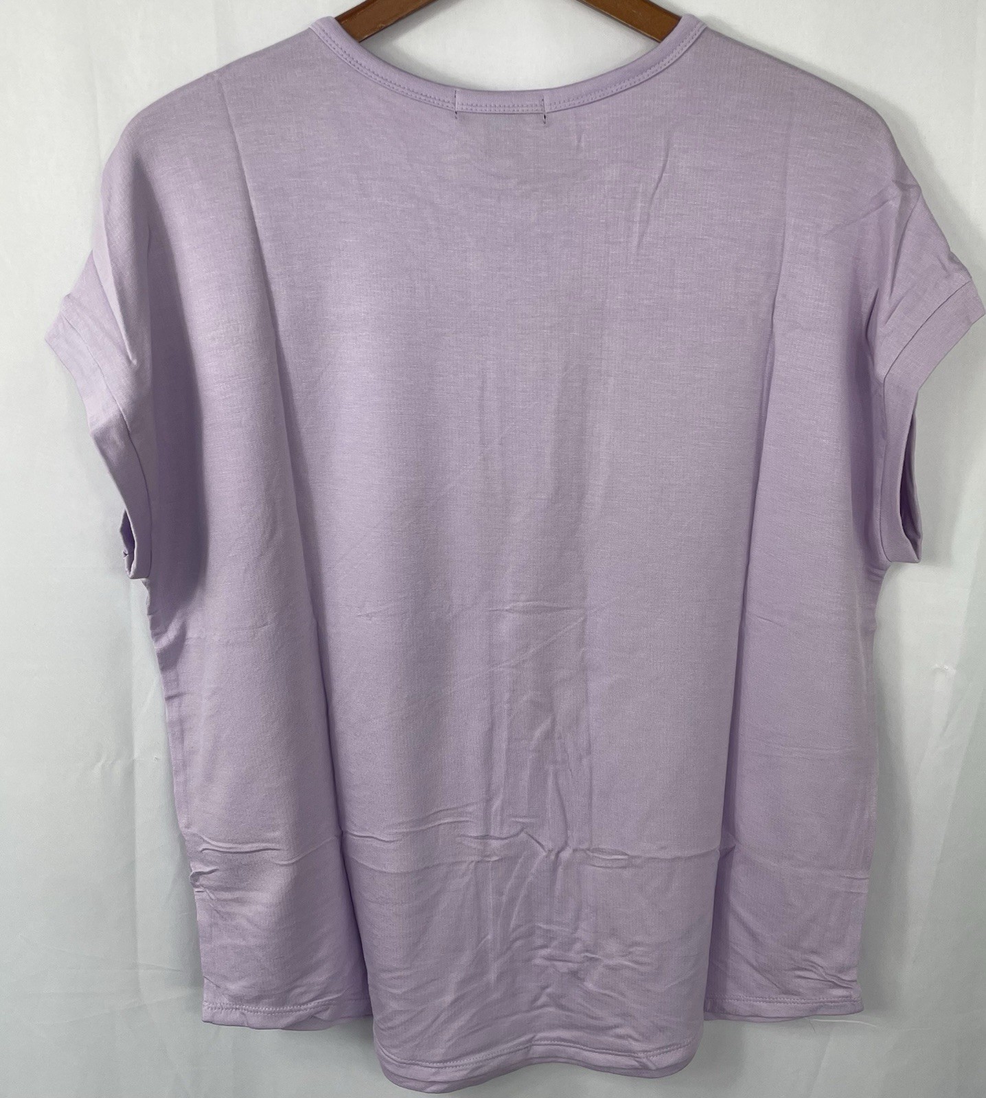 Buffalo Ladies French Terry Short Sleeve Top Pick Size Pink, Black or Lilac NWT