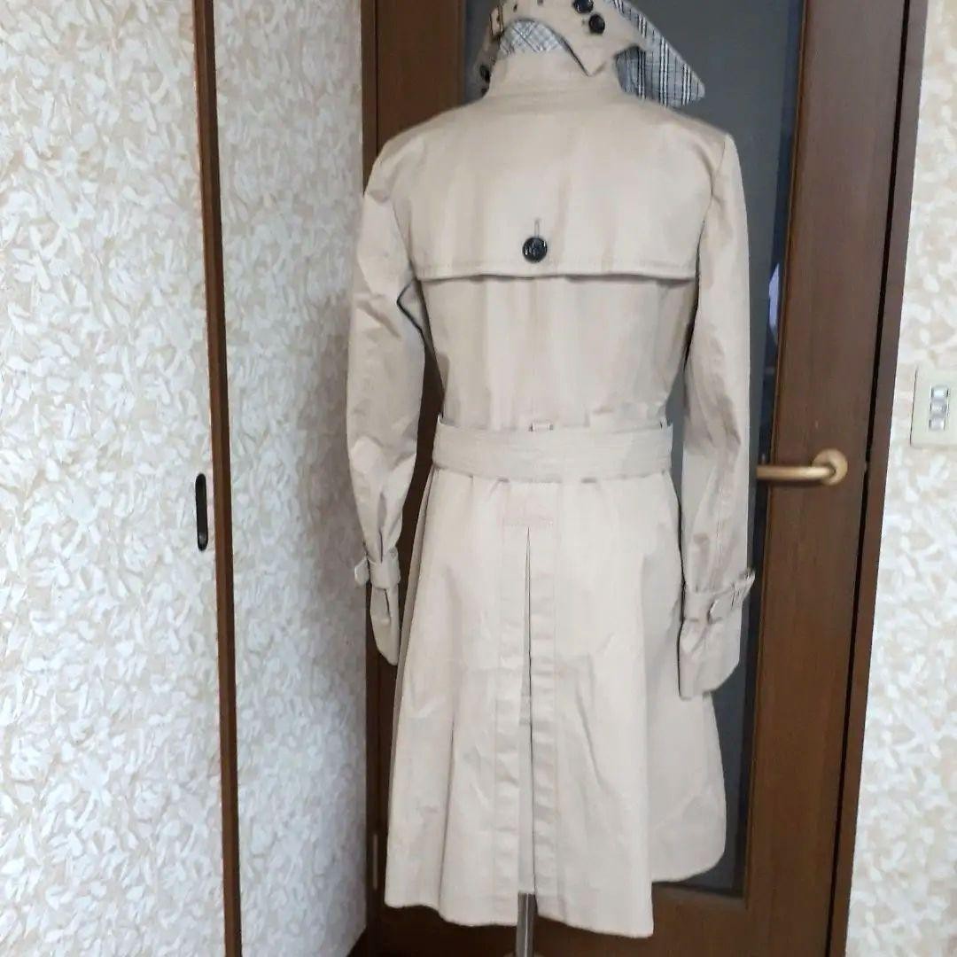 Burberry Blue Label Liner Beige Trench Coat with Throat Latch