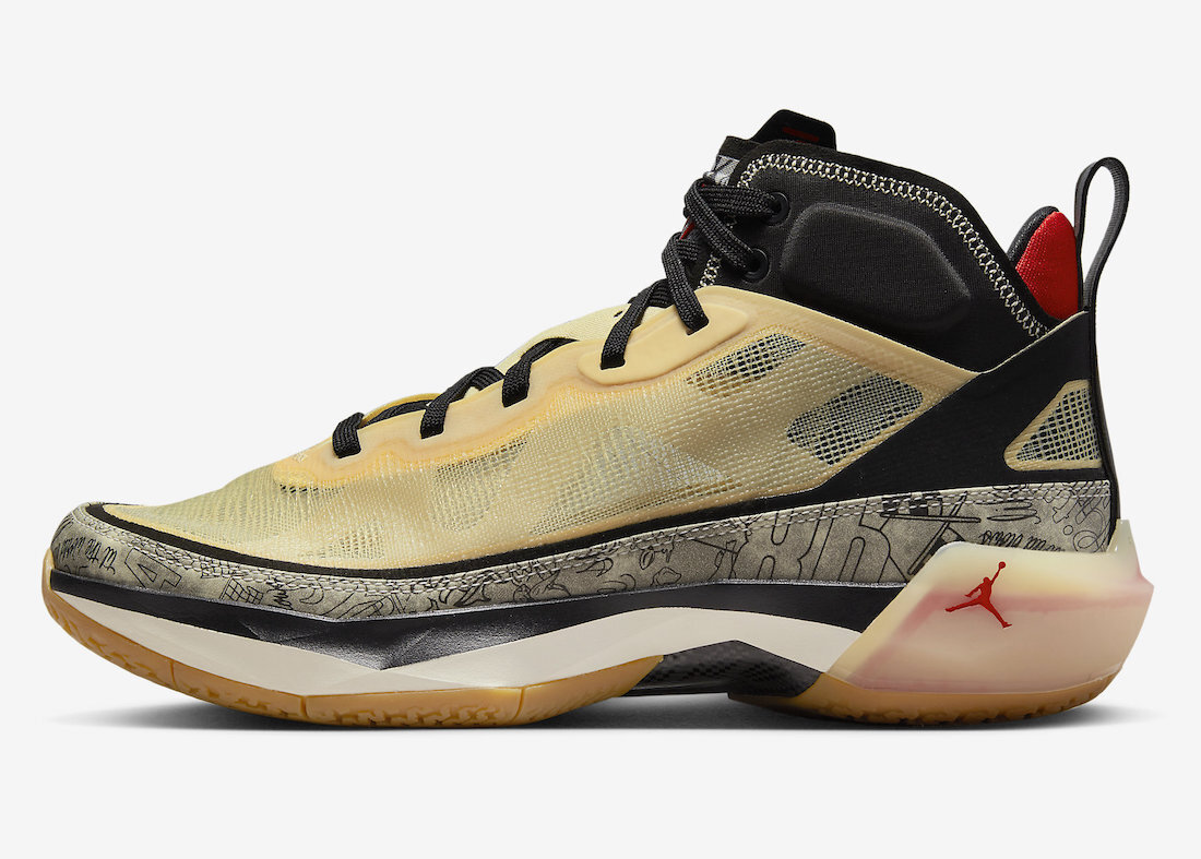 Nike Air Jordan XXXVII 37 Jayson Tatum Tattoo Vanilla DZ0812-200 Men’s Nby