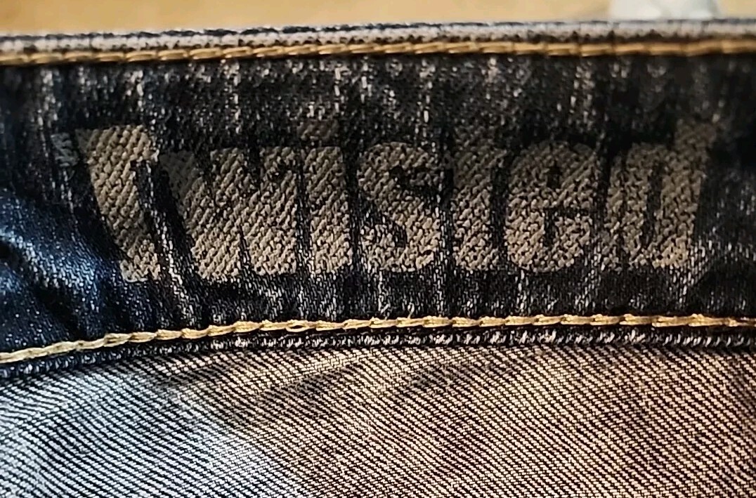 Silver Jeans Womens Twisted Flare Boot Cut Denim Blue Stone Wash 29×31