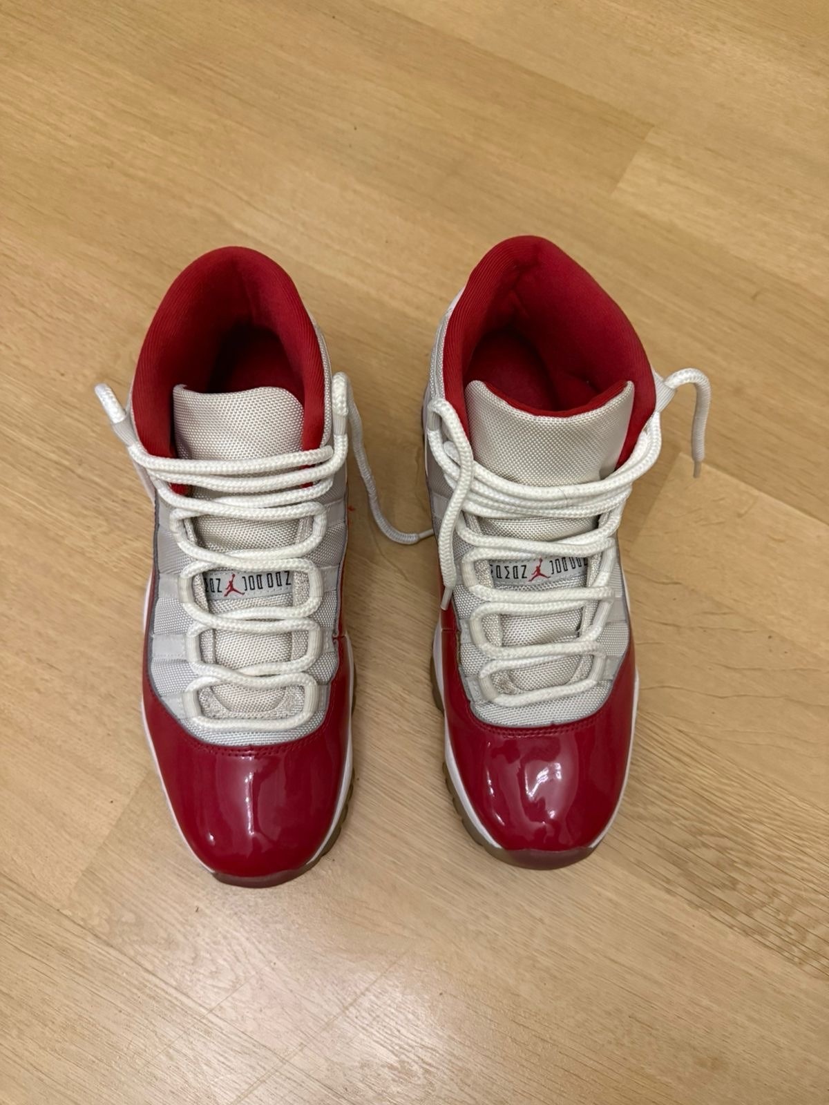 Jordan Air 11 Cherry Red Sneakers Size 9.5