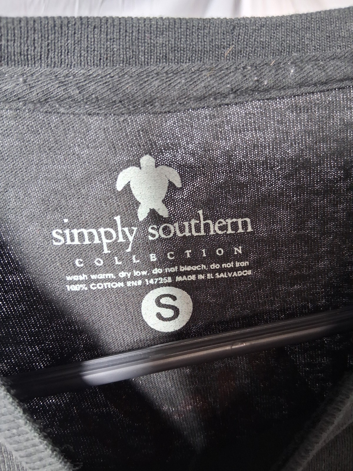 Simply Southern long sleeve holiday Christmas shirt Black