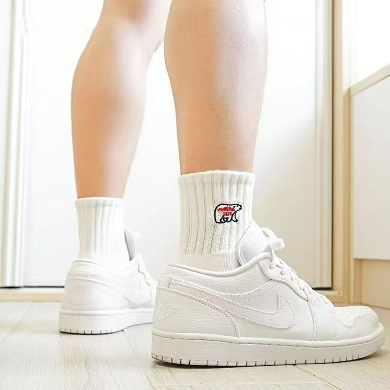 🎁2 Pairs Mens Womens Crew Socks Human Pig Comfort Made Breathable Causal Socks