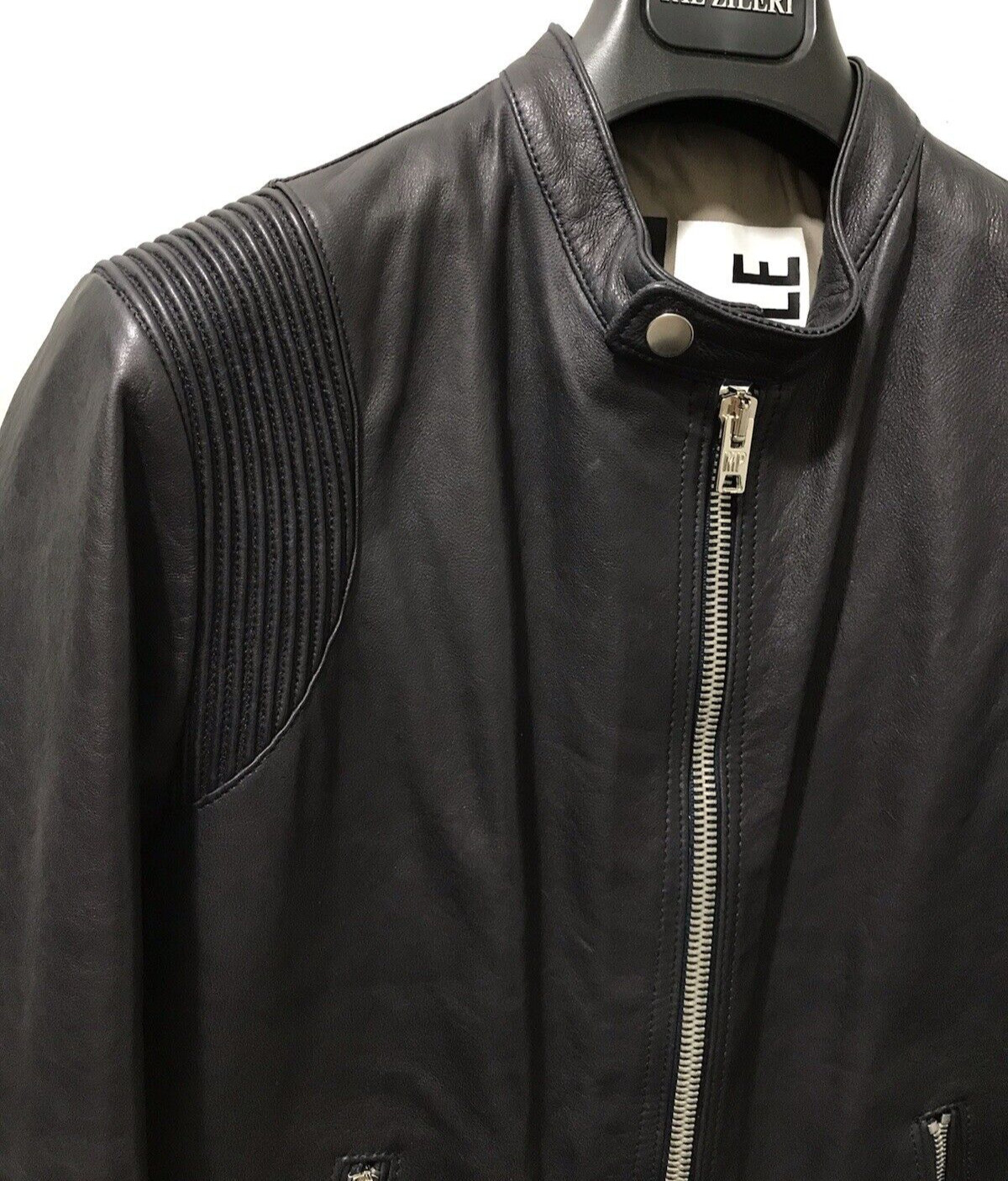 Masterpelle Italian luxury leather bike jacket L( Slim 42/41~Full40 US) NWT$1950