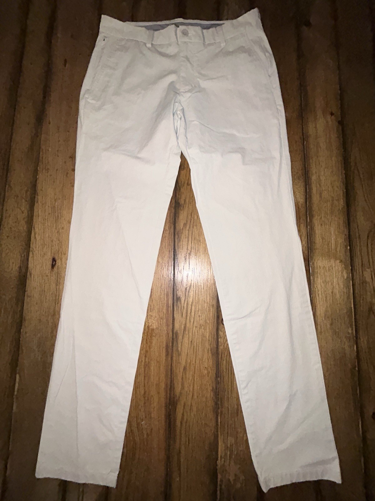 Vineyard Vines OTG On-The-Go Pants 32×34 White Stretch Golf Travel Chino