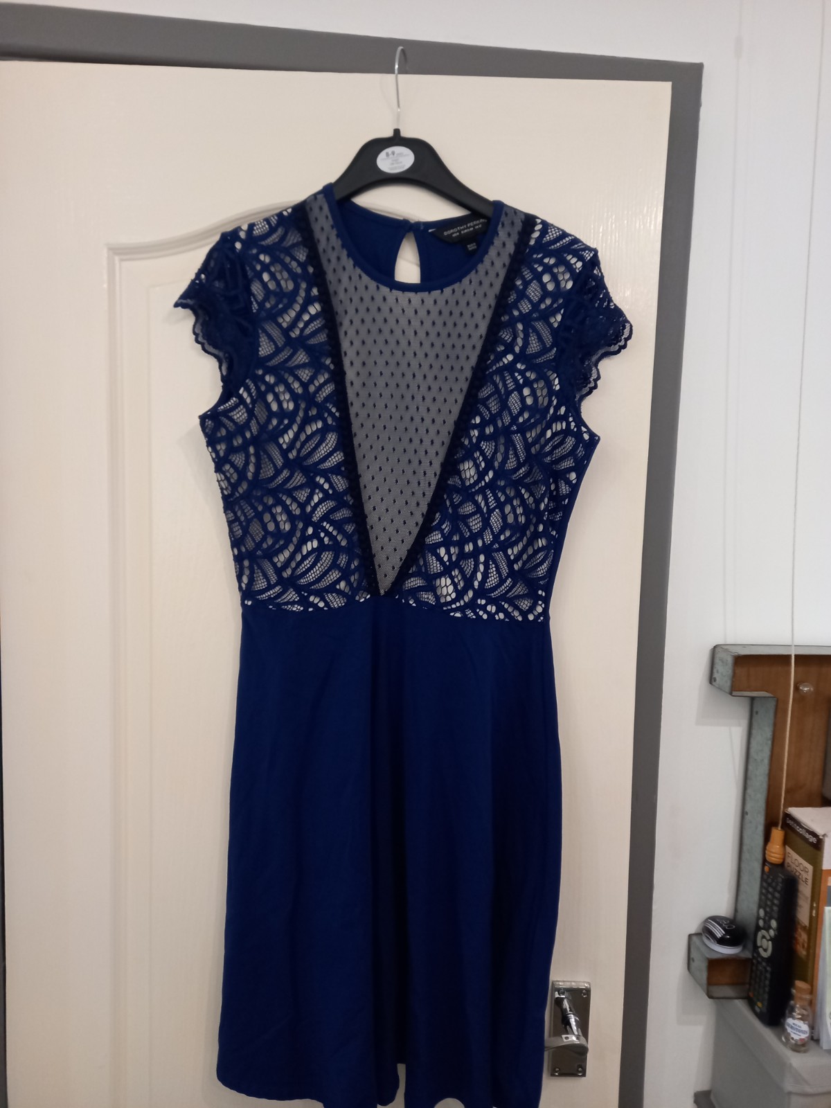 Ladies Lovely All Occasions Blue Dress Size 12 by Dorothy Perkins