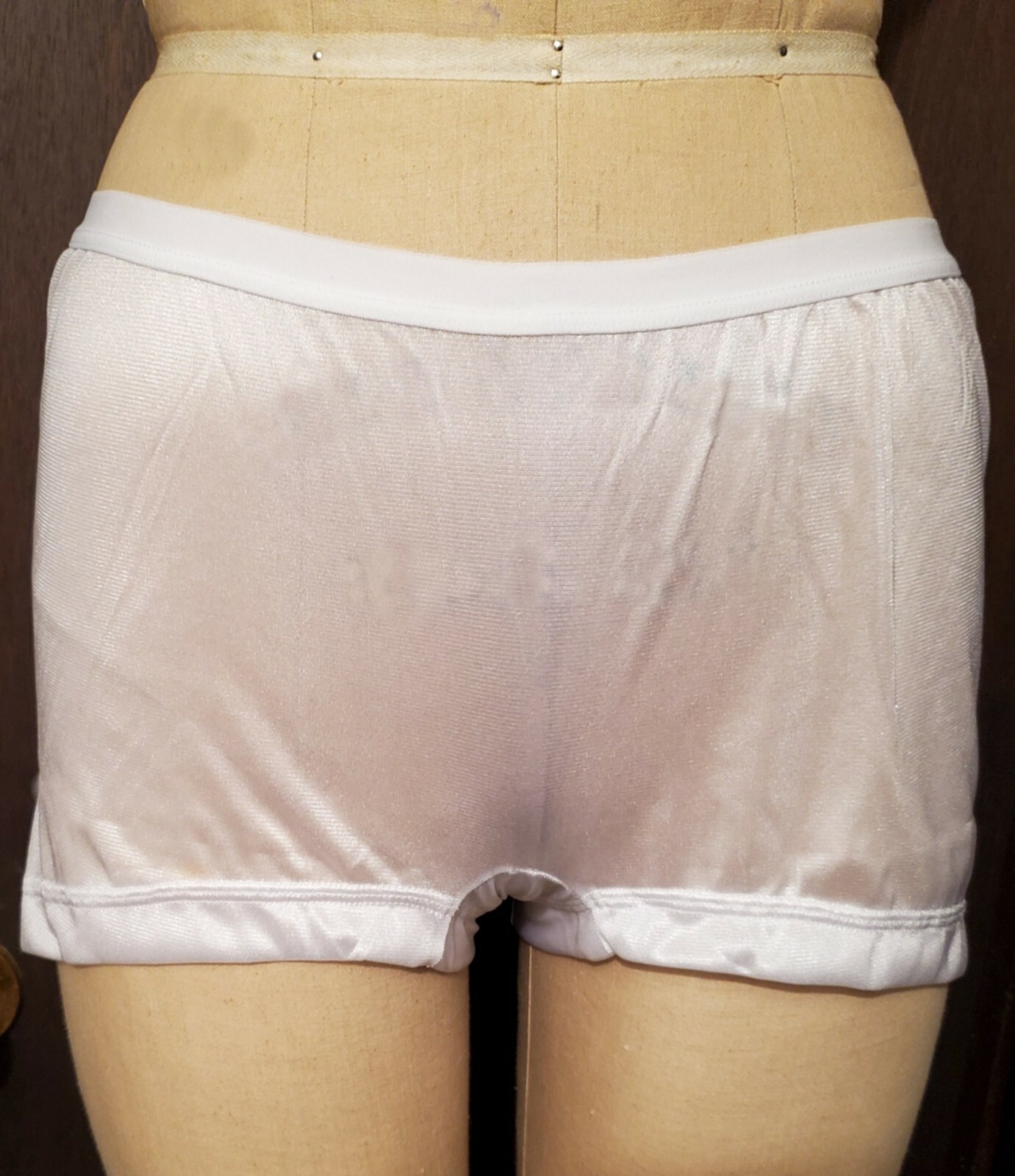 3 Pair Size 8 Daisy Duke Style Assorted 100% Nylon HIP HUGGER PANTIES USA Made