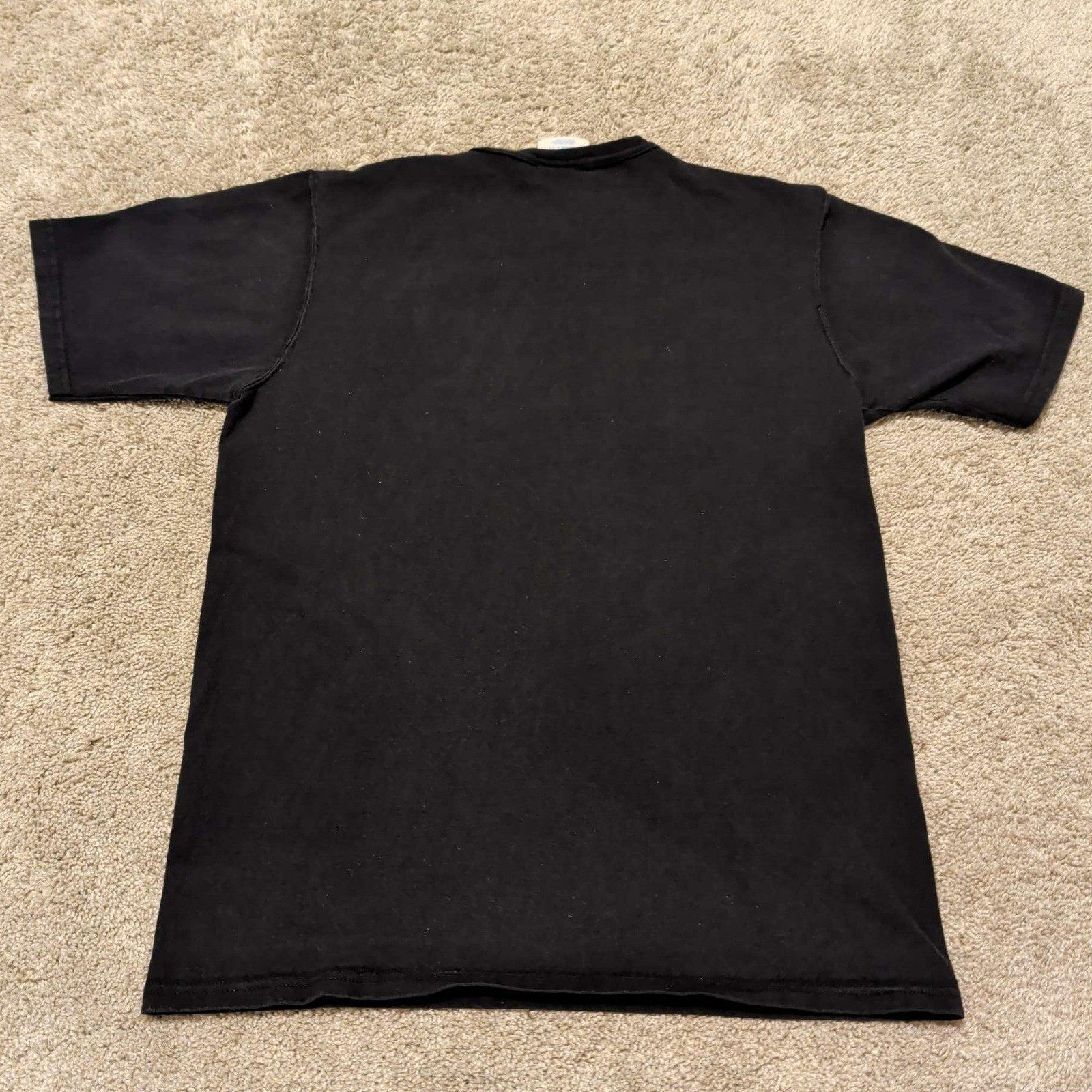 Champion T-Shirt Mens Medium Black Big C Logo Short Sleeve GT19 BKC Cotton