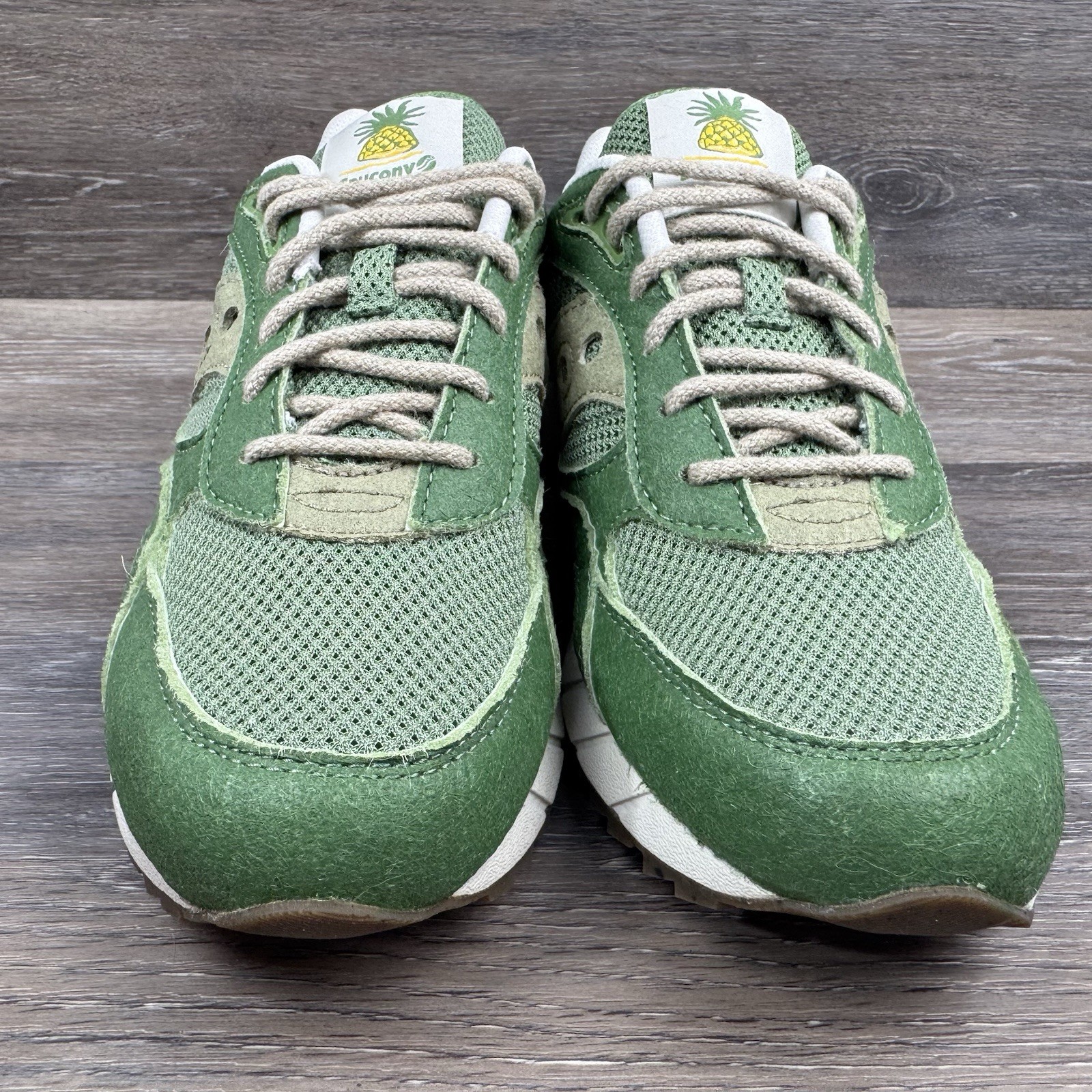 Saucony Shadow 6000 Shoes Men Size 8.5 Green RFG Artichoke pineapple Earth Pack