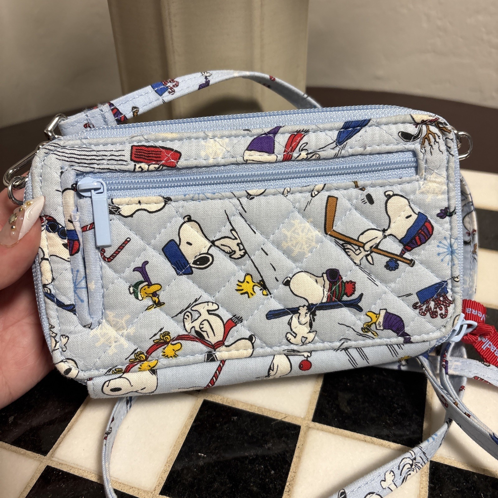 Vera Bradley 2021 Ski Jump Snoopy Peanuts Gang RFID All In One Crossbody Bag
