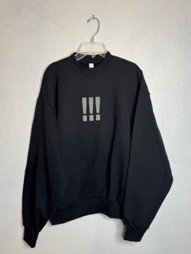 Los Angeles Apparel Sweatshirt Mens Medium Black Crewneck !!! Grunge Street USA
