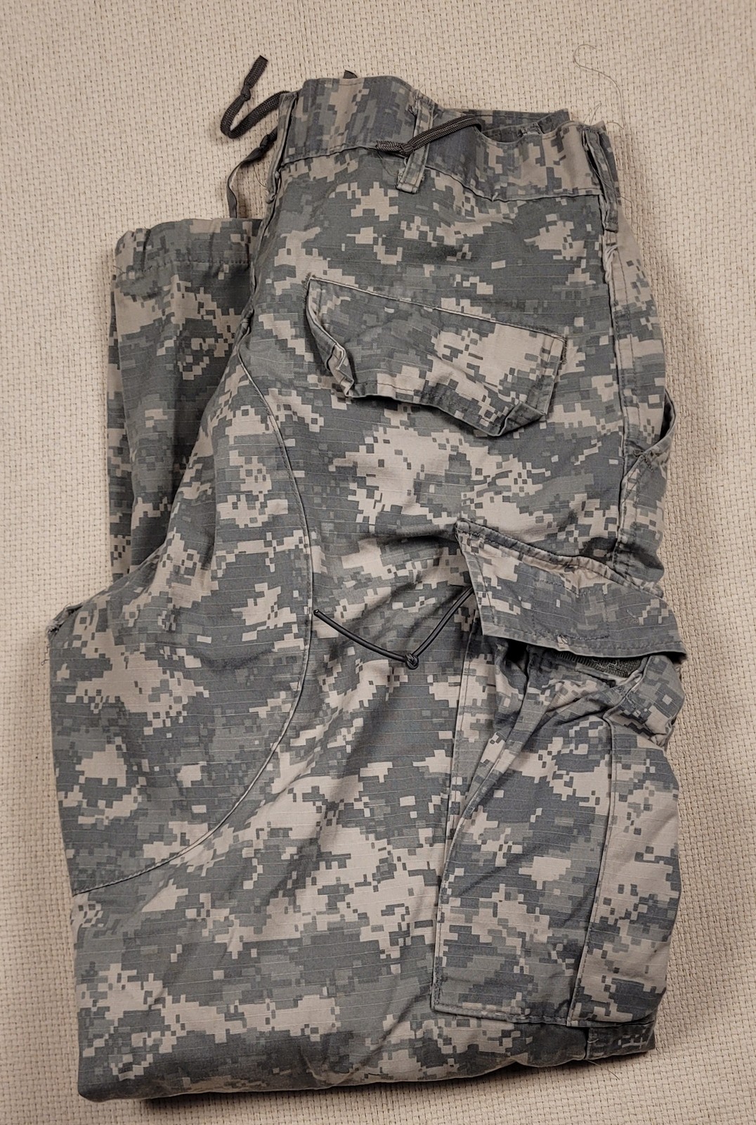 Military ACU Trousers Mens Medium Regular Army Digi Camo Cargo Fits32x32 Ripstop