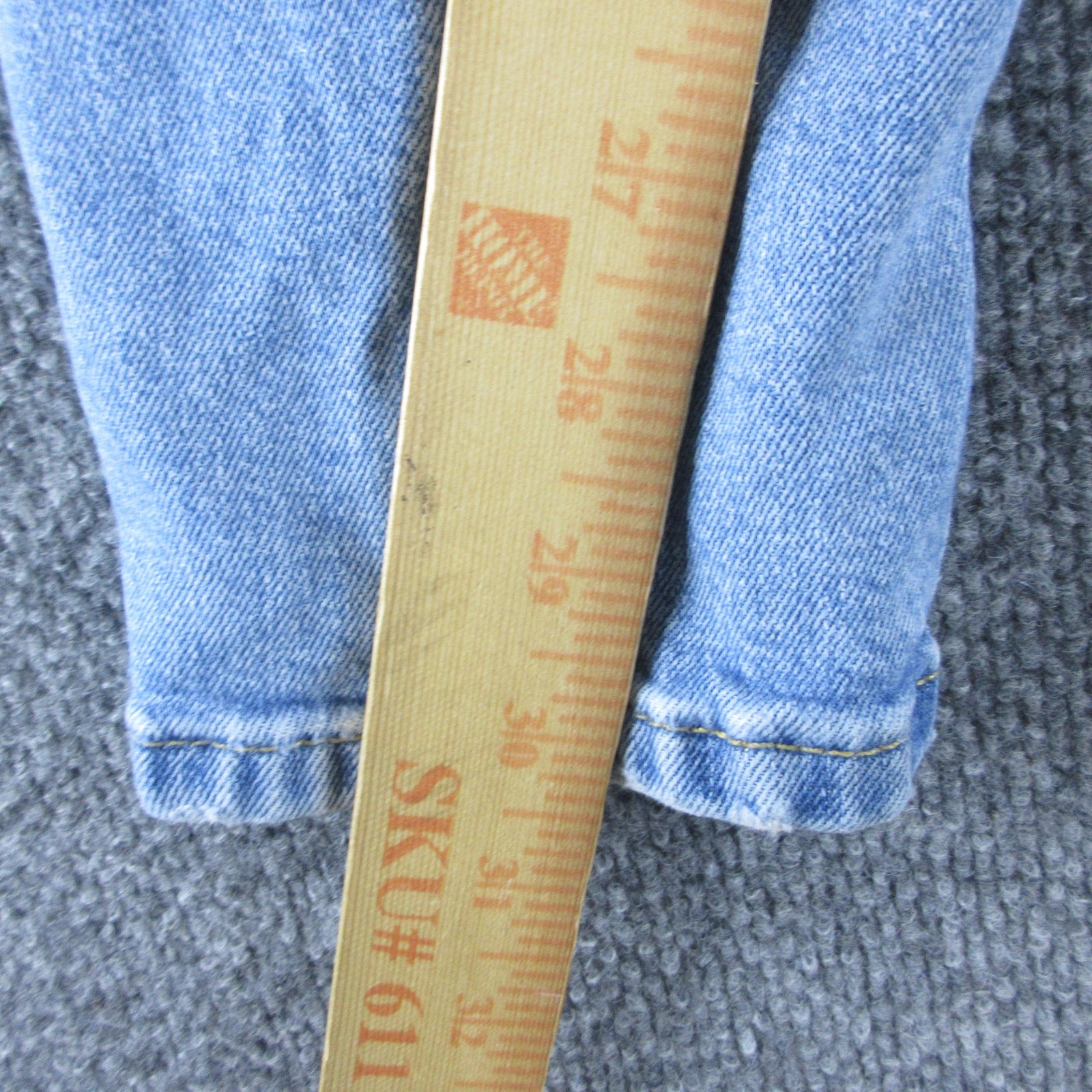 Levis 511 Jeans Mens 32×30 Blue Slim Straight Light Wash Distressed Denim