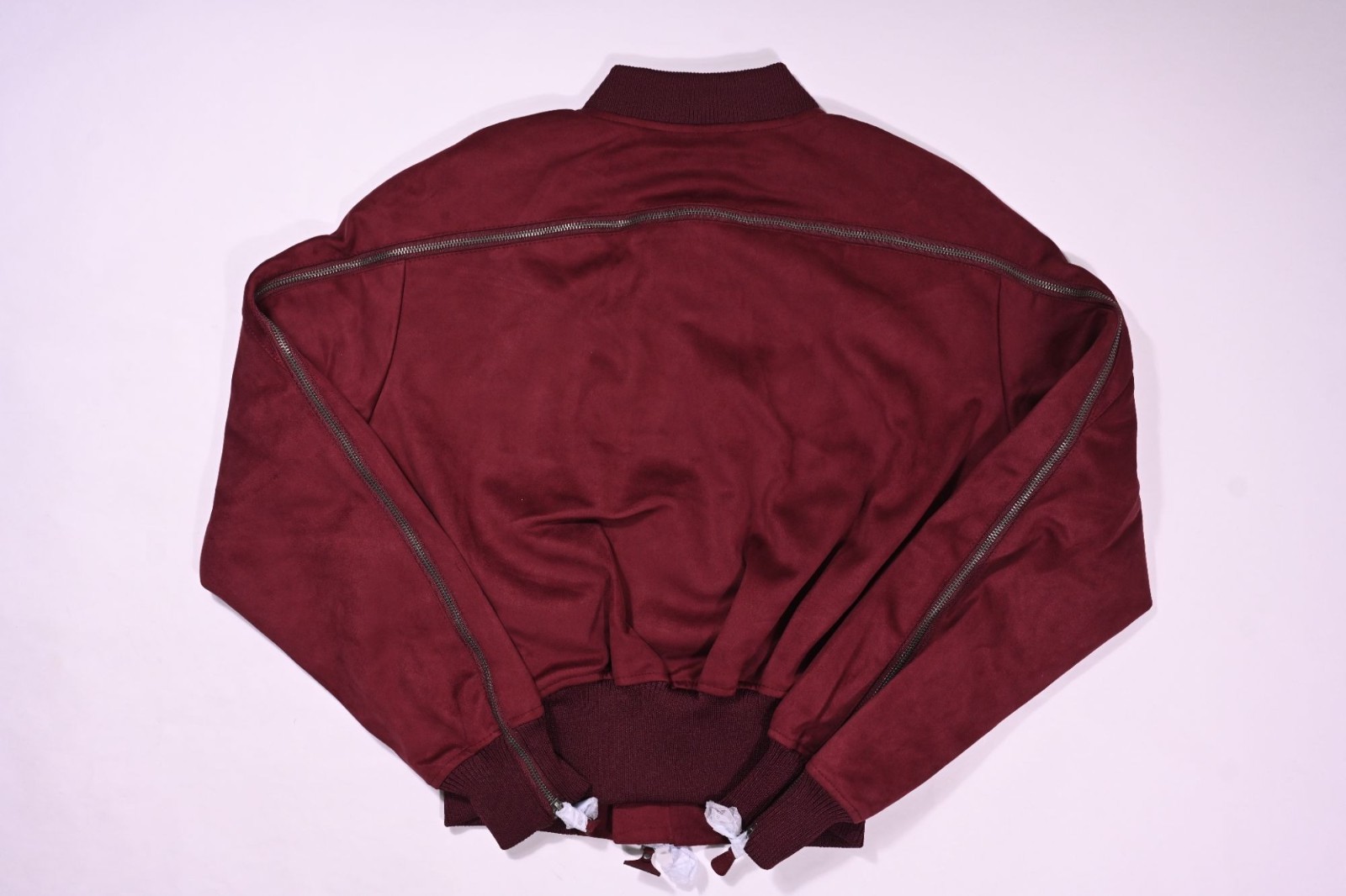 Scuffers Lisbon Bomber Jacket in Red