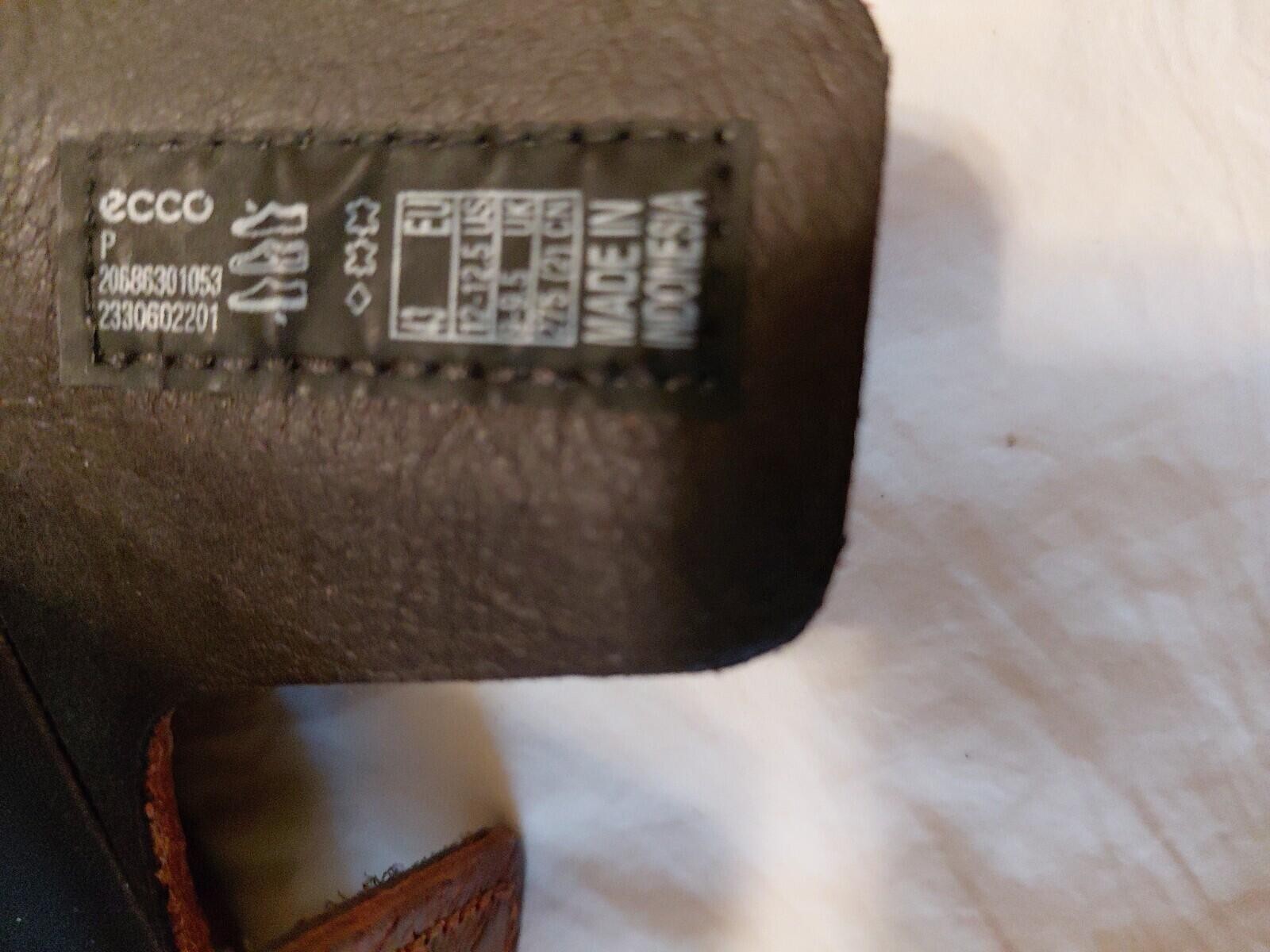 Ecco Men’s 2nd Cozmo Two Band Slide Sandal Brownish 12 NEW