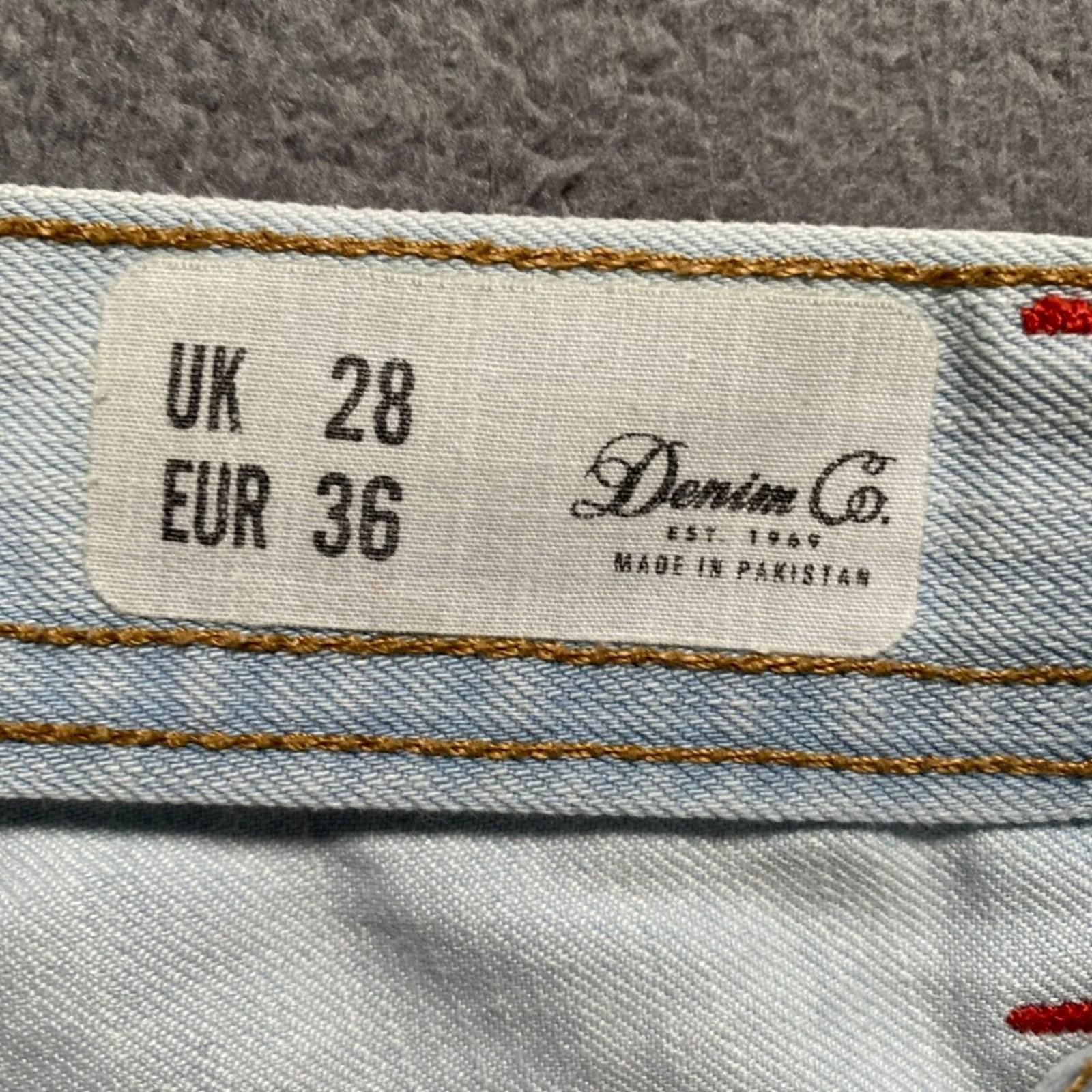 Denim & Co Men Shorts UK 28 Blue Cotton Polyester Blend Casual Worn Look