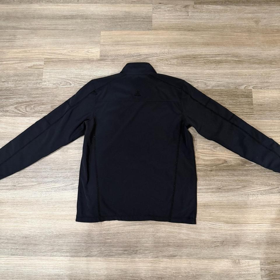 prAna Flex Jacket Mens Small Black Full Zip Lightweight Stretch Performance