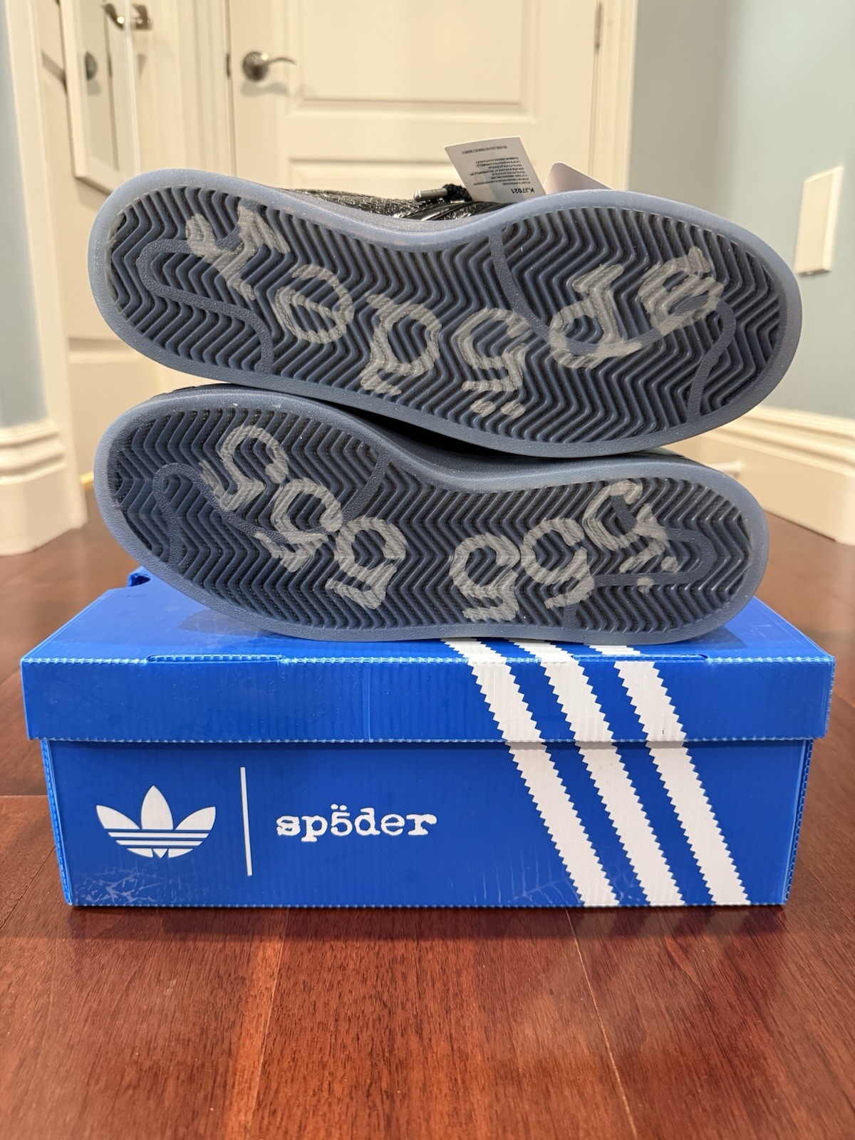 adidas Sp5der x Superstar Black Low Top Lace-Up Men’s Sneakers KJ7021 2026