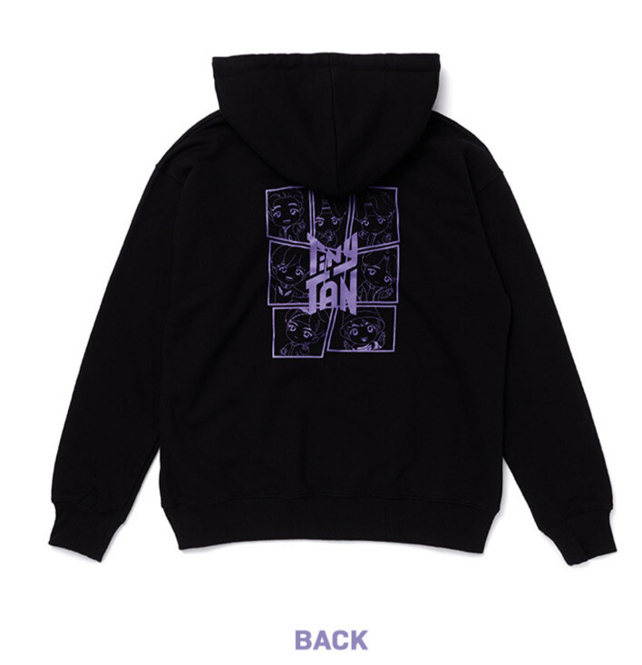 TinyTAN Zip-up Hoodie 01 [NEW WITH TAG SIZE M]