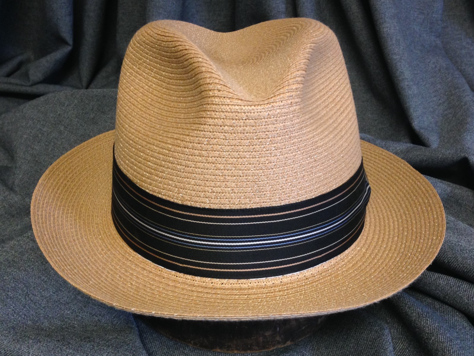 Dobbs Fifth Avenue Men’s Panama Hat Size 7 Sand Tan Straw Rogue Style Never Worn