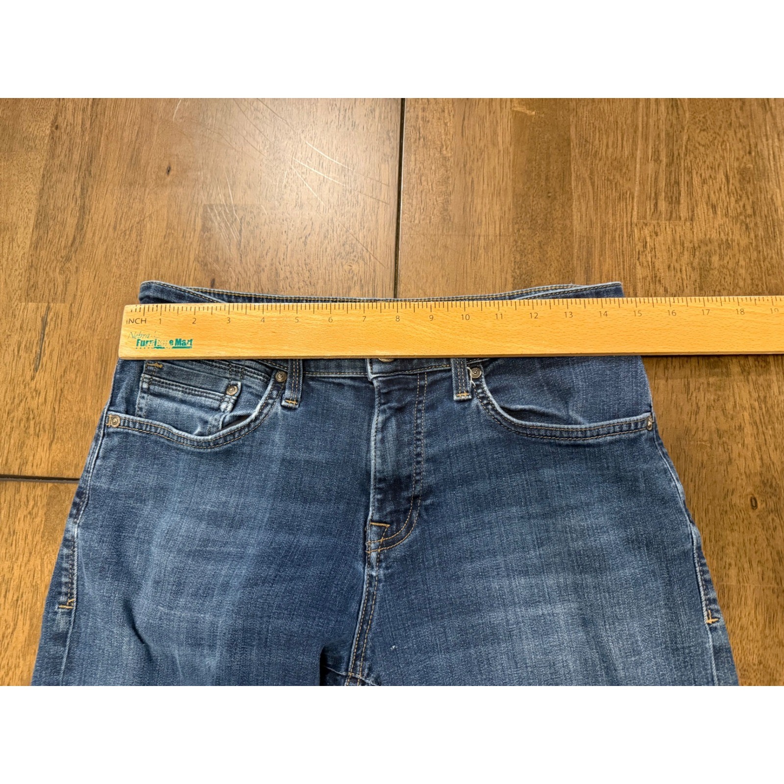 Mavi Jeans Zach Straight Leg Mens 30×32 Medium Wash Blue Denim Pants ASU10634