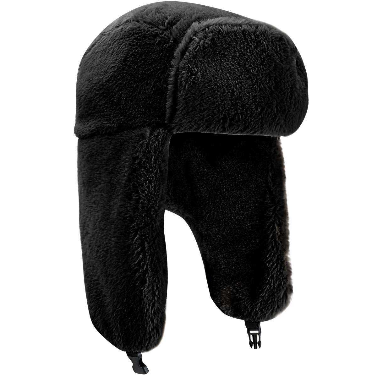 Winter Warm Hat with Ear Flaps Russian Ushanka Aviator Ski Cap for Men Women