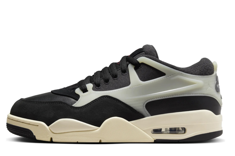 Air Jordan 4 RM Mens Black Sail Sneakers FQ7939-006 Basketball Shoes New