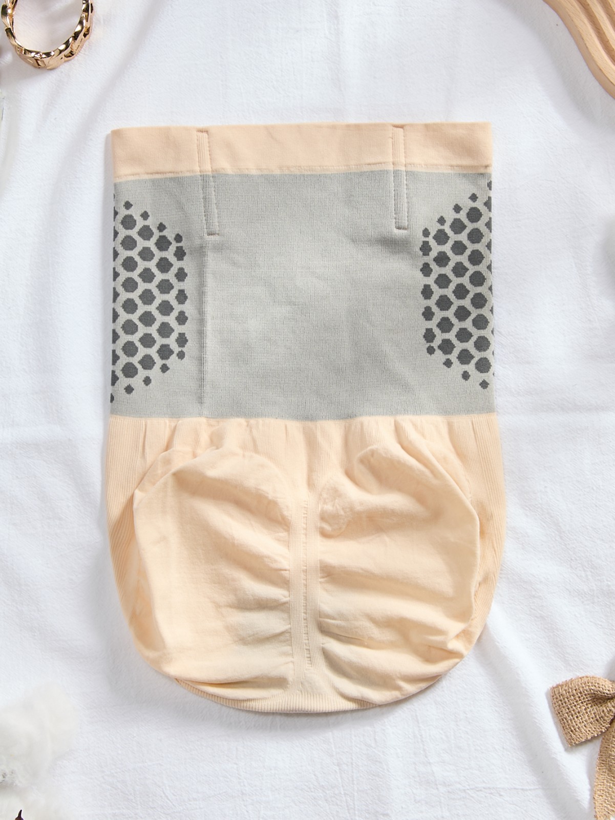 High Waist Tummy Control Briefs Honeycomb Compression Waist Trainer Shaper