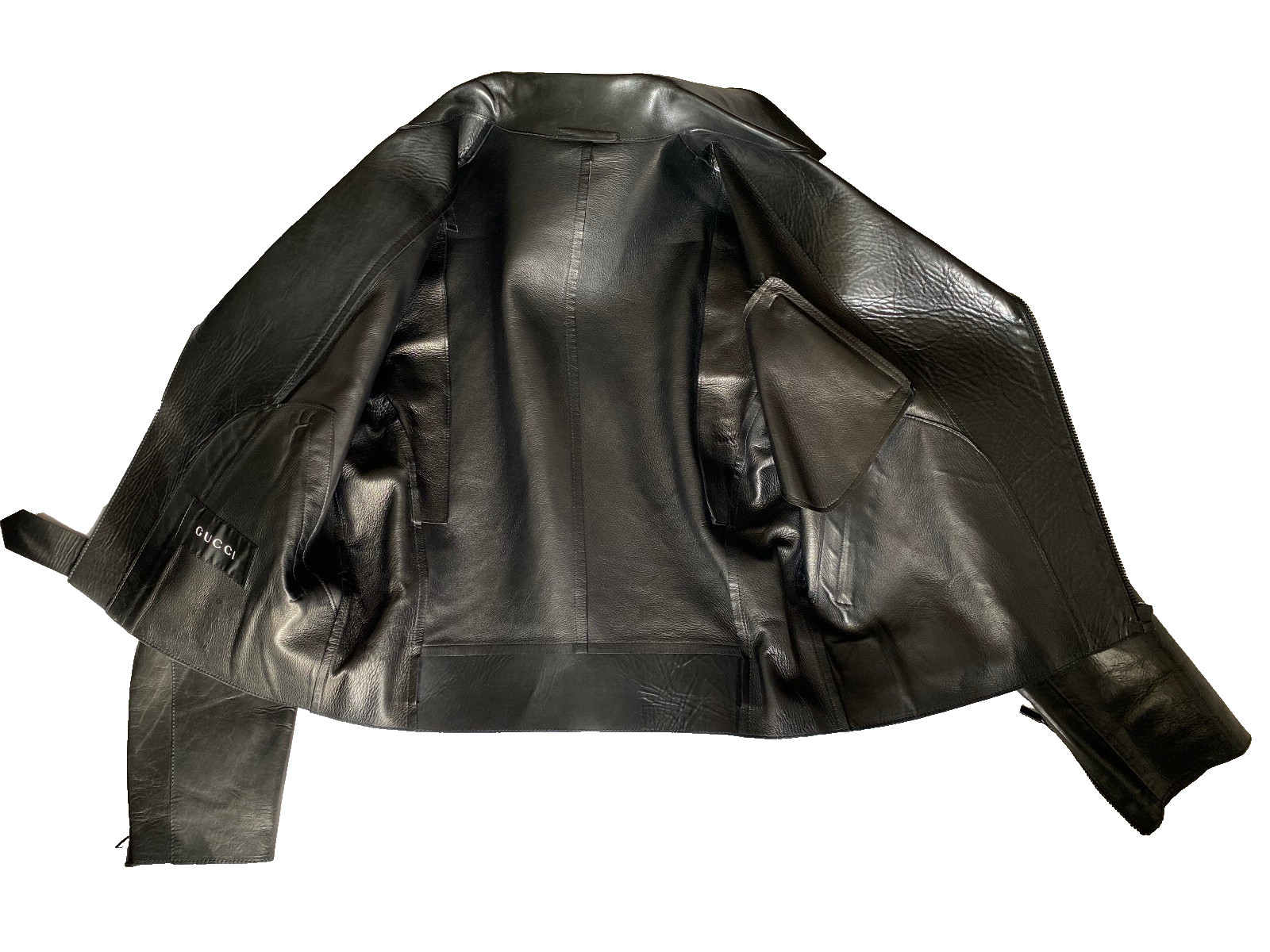 Gucci Tom Ford FW98 Runway Biker Leather Jacket — IT 46 / US 36 — Rare Archival