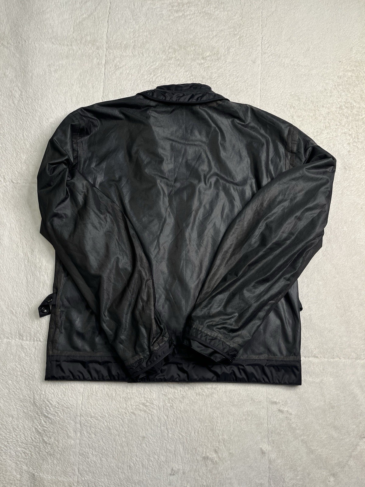 Vintage Harley Davidson FXRG Black Nylon Zip Button Jacket Mens M 90s Y2K 00s