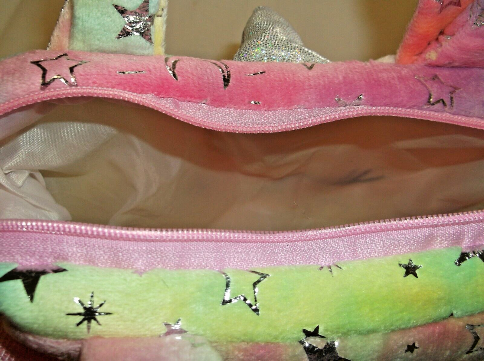 Random Color Girls Unicorn Corduroy Soft Shoulder Bag Crossbody Size S NWOT