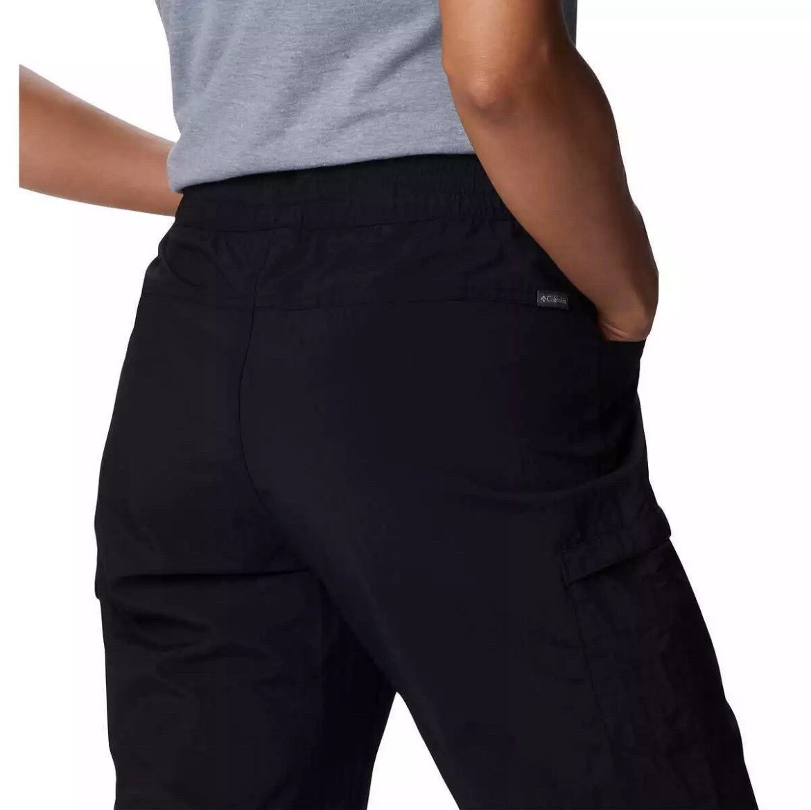 Columbia Ladies’ Omni-Shield Roll-up Capri Pants – Black – Small – Water Repel