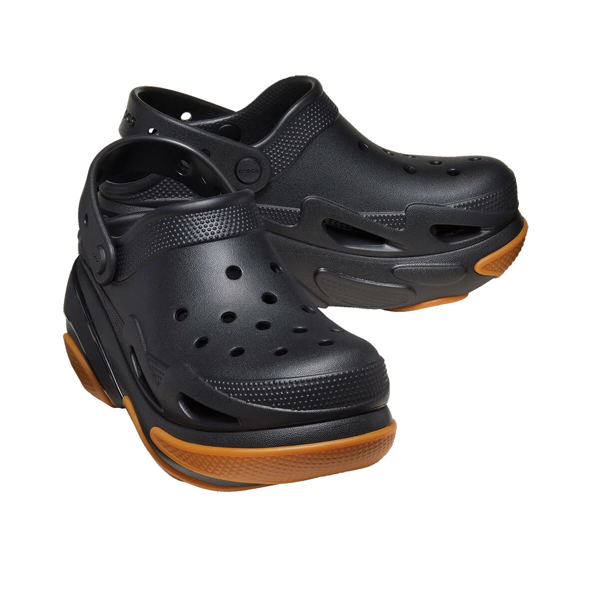New CROCS Womens BUBBLE CRUSH CLOG 210061-0WS BLACK / GUM W 5 – 11 TAKSE