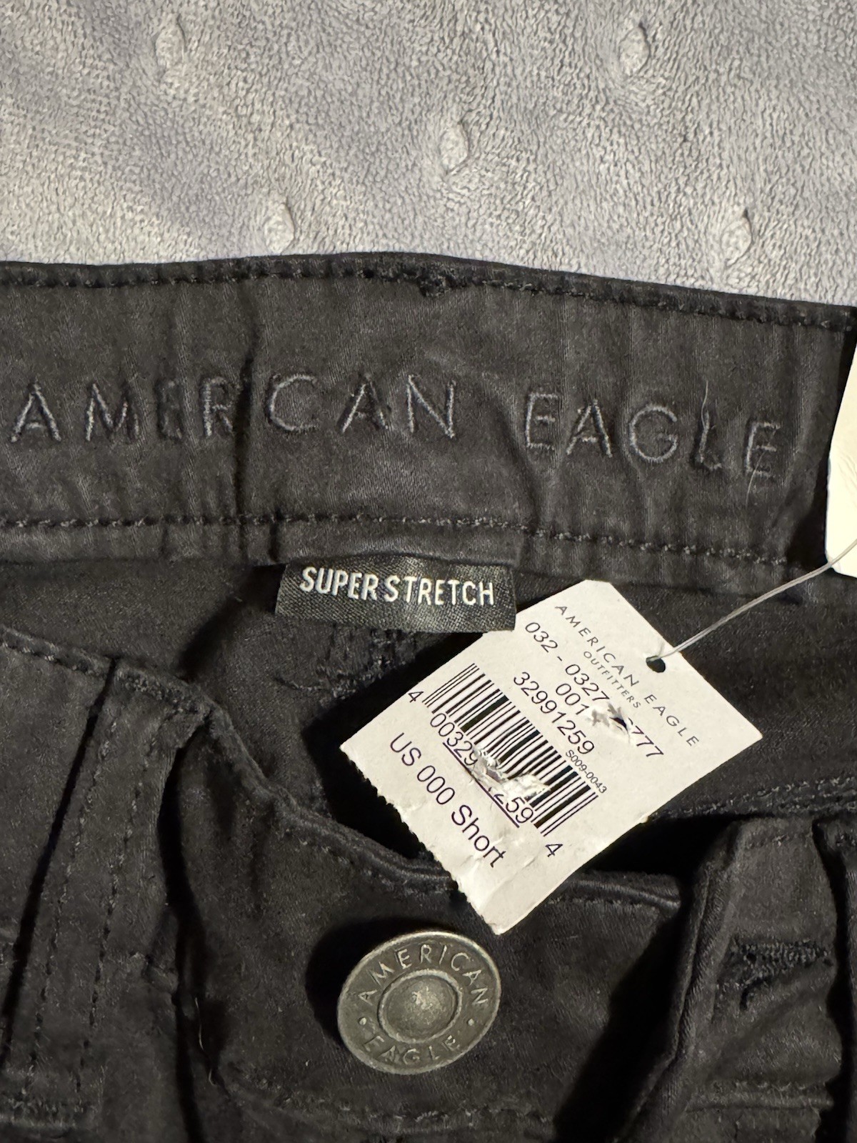 American Eagle Super Stretch Women’s High Rise Slim Jegging Jeans Black 000
