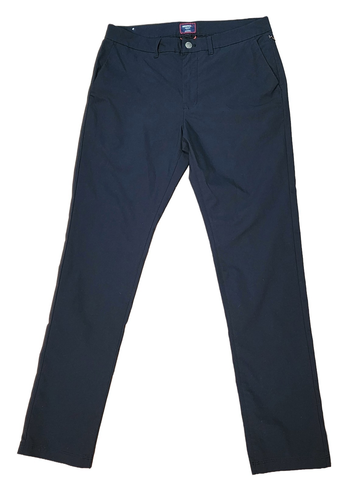 UNTUCKIT Traveler Tech Pants Black Slim Fit Tapered Stretch Chino Men’s Sz 32×32