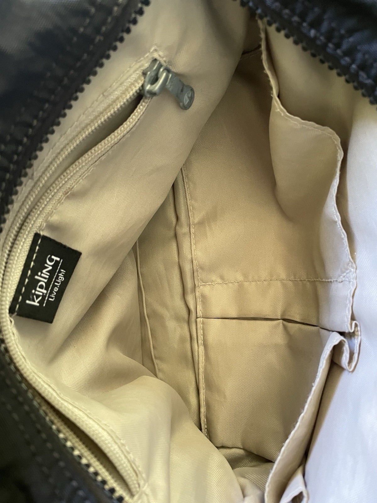 Kipling Angie Black, Nylon Crossbody Bag