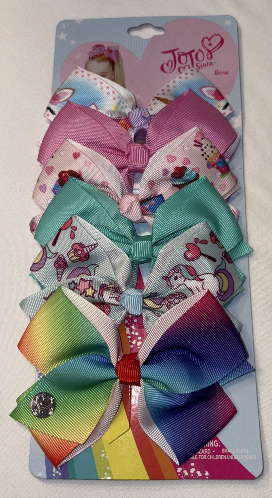 Jojo Siwa 5” Bows 6-pack ✨✨✨Assorted Styles As Shown FREE SHIPPING