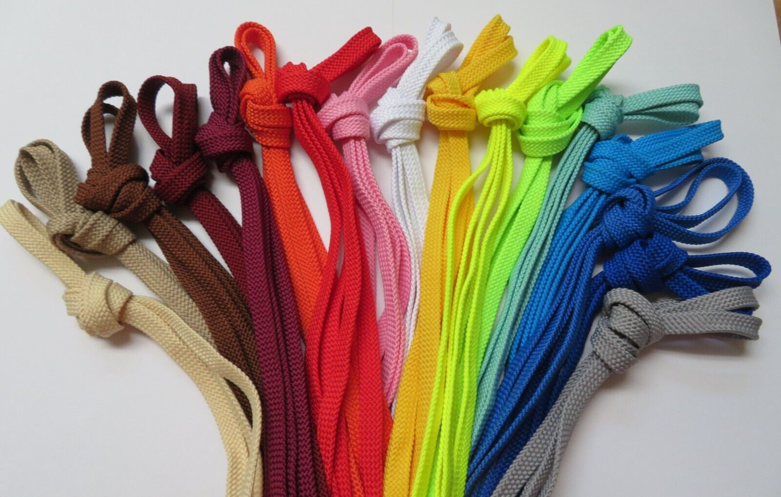 FLAT Quality Athletic SHOE LACES Sport Sneakers Casual Shoes Strings