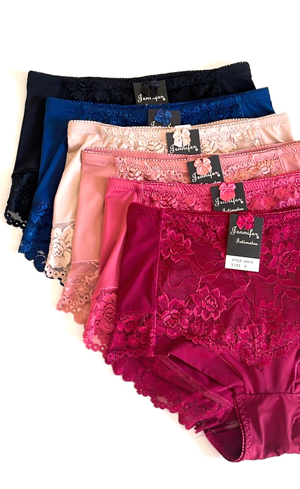 4-6 High Waist Briefs Tummy Control Girdles Lace Shaper Panties 69076 Lot Gifts