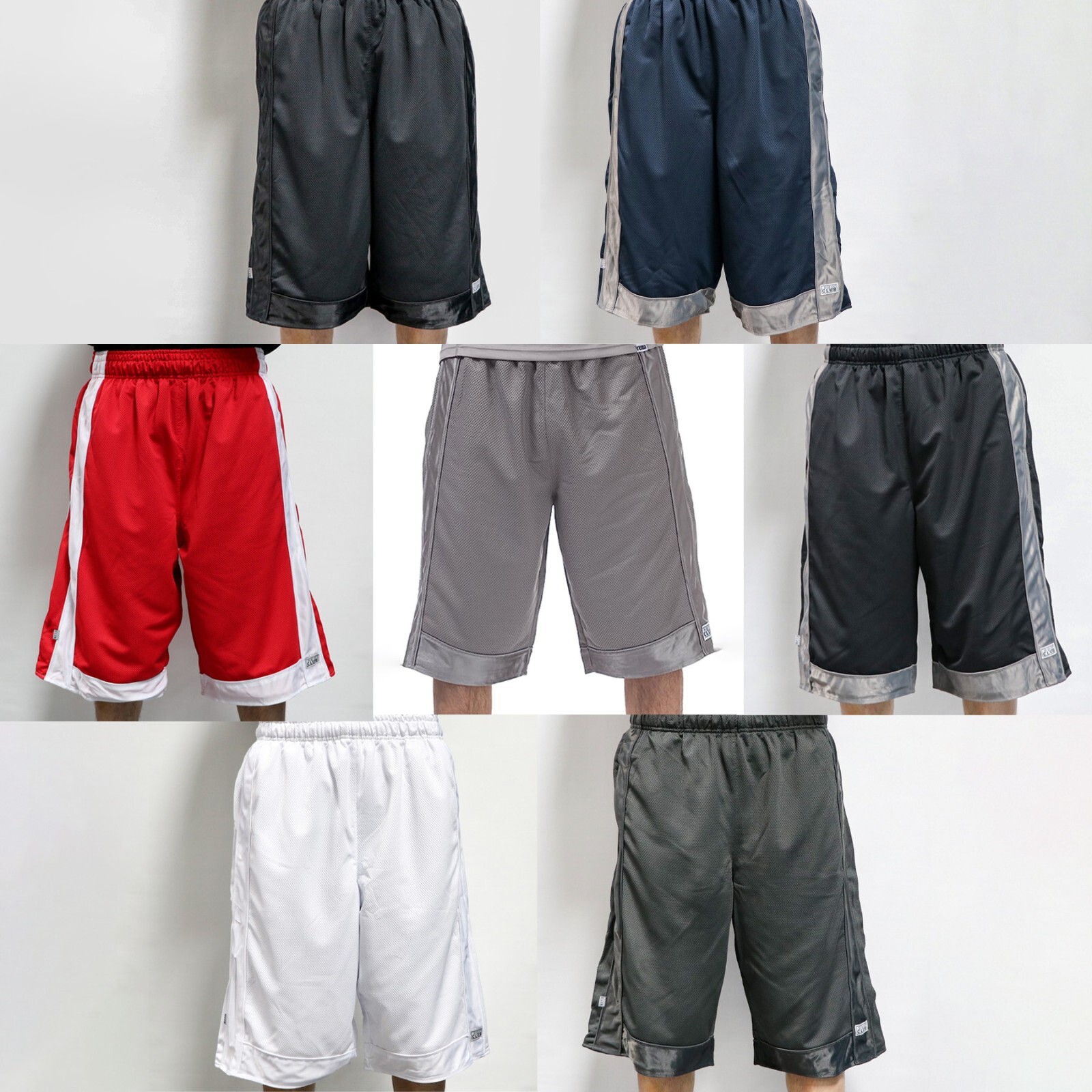 PROCLUB PRO CLUB MENS MESH SHORTS HEAVYWEIGHT CASUAL BASKETBALL SHORTS ACTIVE