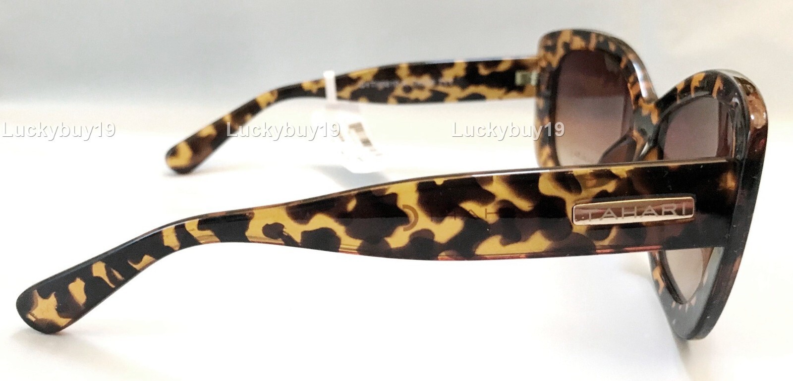 NWT TAHARI TH558 Brown Tortoise Designer Authentic Sunglasses Gift idea/775/New