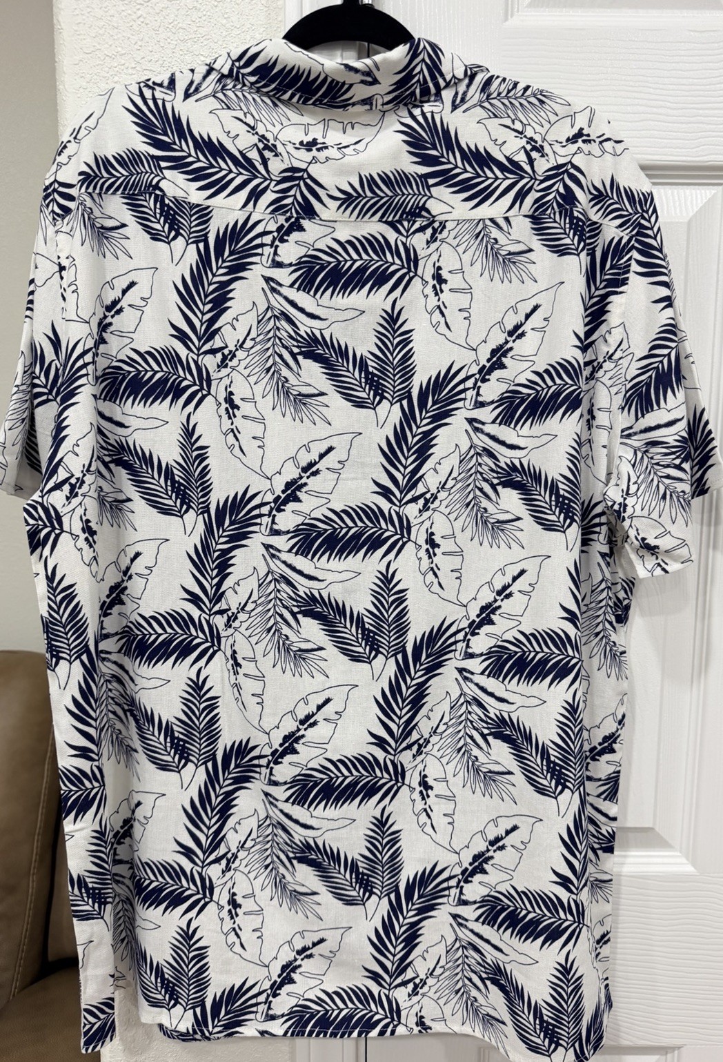Men’s COOFANDY button down Tropical Beach Bohemian Shirt & Pants Set L