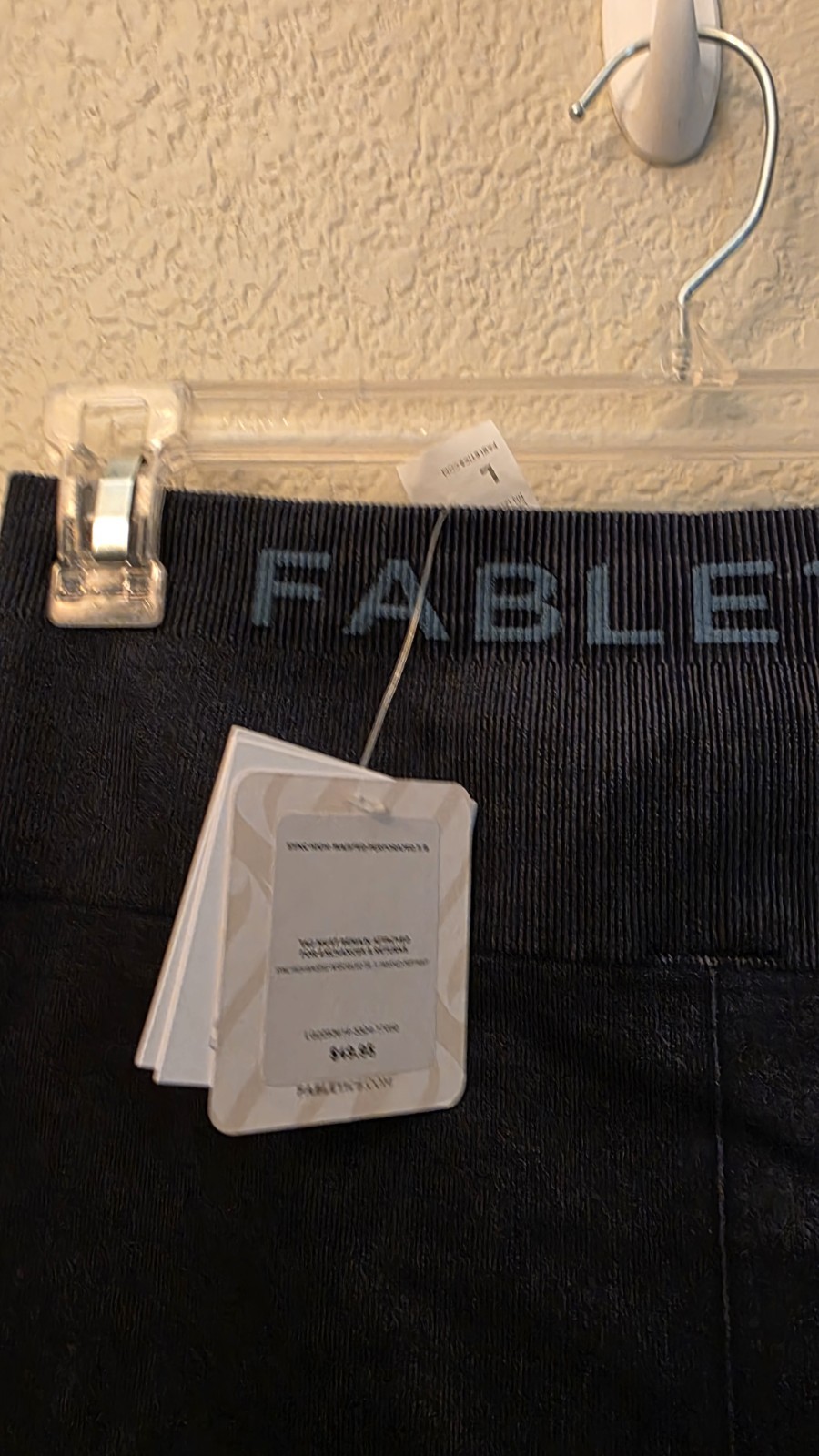 NWT Fabletics Navy Long Sleeve Top And Leggings