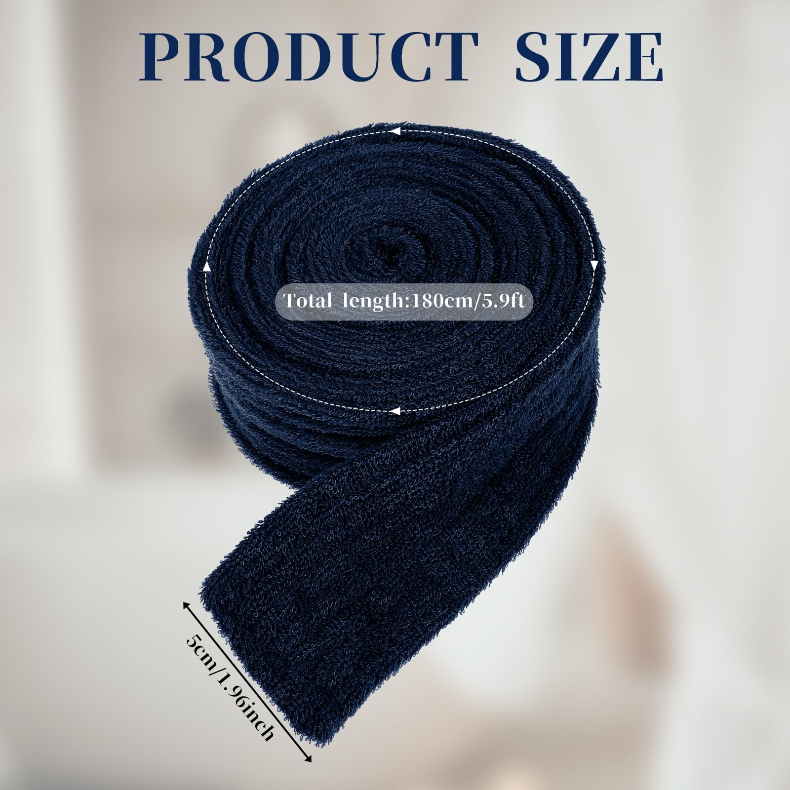 TIESOME Robe Belt Replacement, Tie for Women & Men, Robes 11, Navy Blue