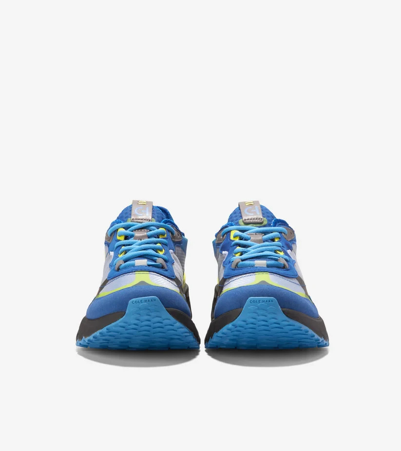 Cole Haan Mens 5.Zerogrand Runner Sneakers, Pacific Blue-Tornado, C38456, 12 W