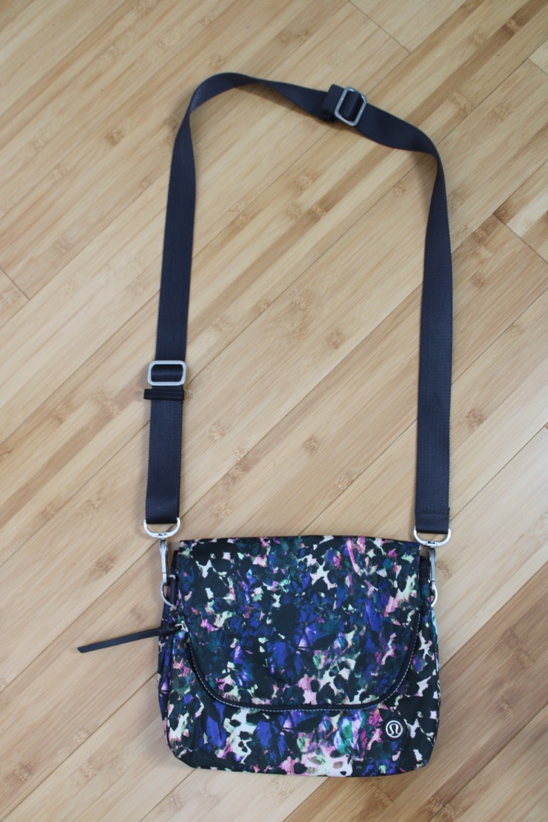 Lululemon Floral Go Your Om Way Crossbody Foldover Bag Purse